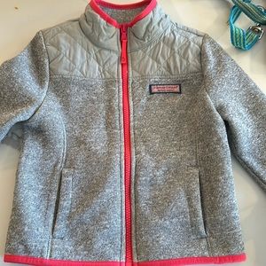 Vineyard vines girls 4t zip up fleece jacket